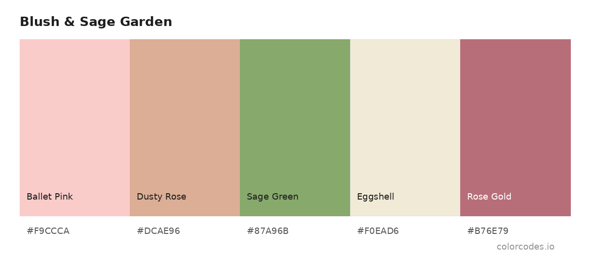 Preview of the 20 Wedding Color Palettes for Every Season & Style article