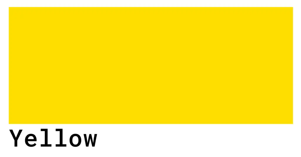 Safety Yellow Color Codes - The Hex, RGB and CMYK Values That You Need