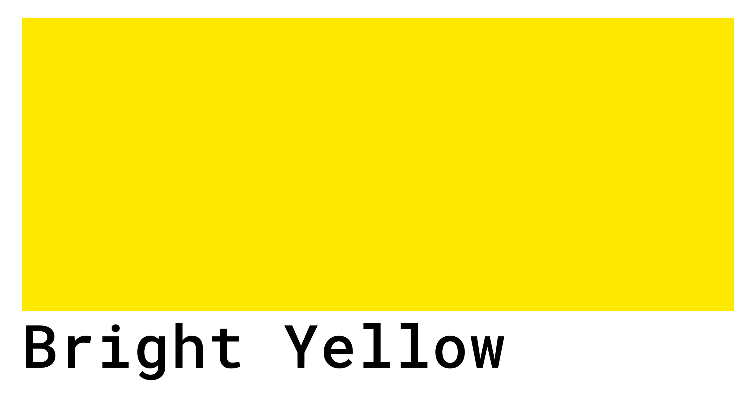 bright yellow color code