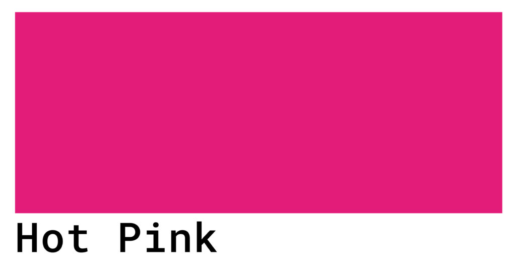 Hot Pink Color Codes The Hex RGB And CMYK Values That You Need