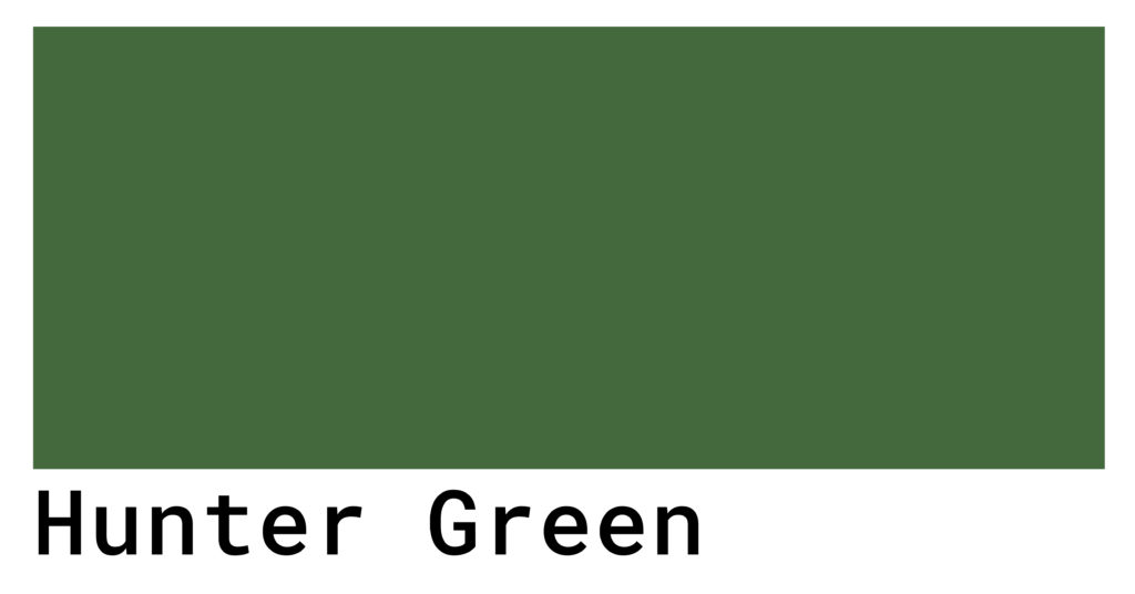 hunter green color code