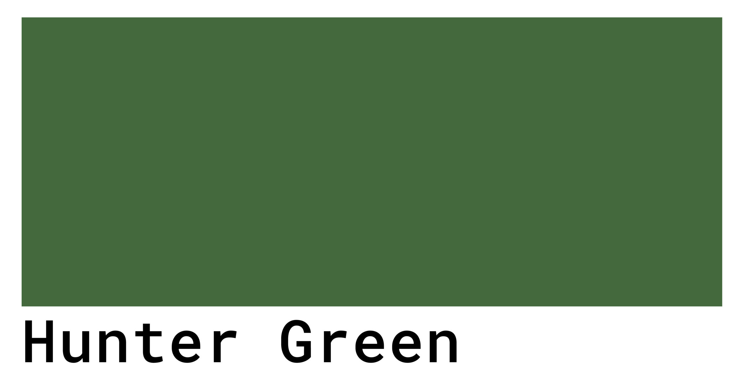 hunter green color code