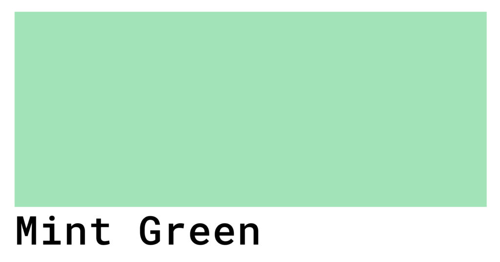 Mint Green Color Swatch 1024x536 