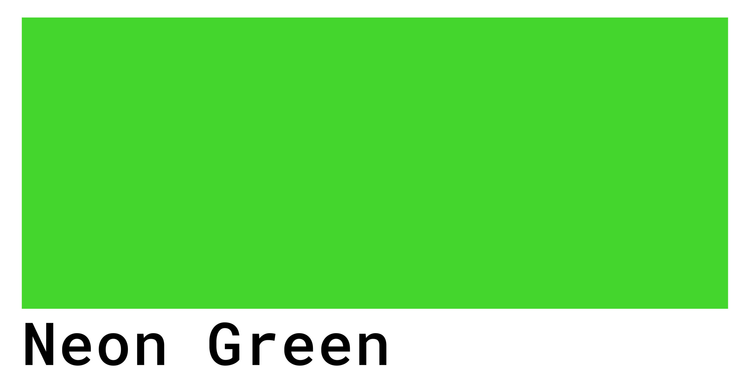 neon green color code