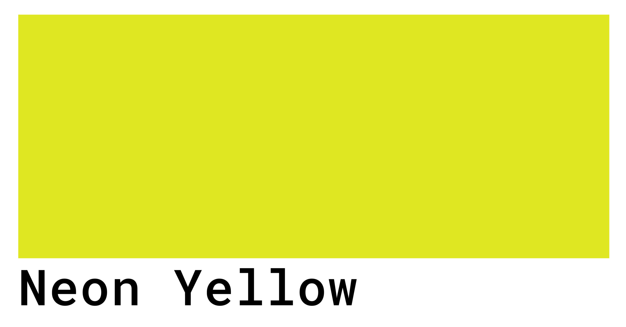 neon yellow color code