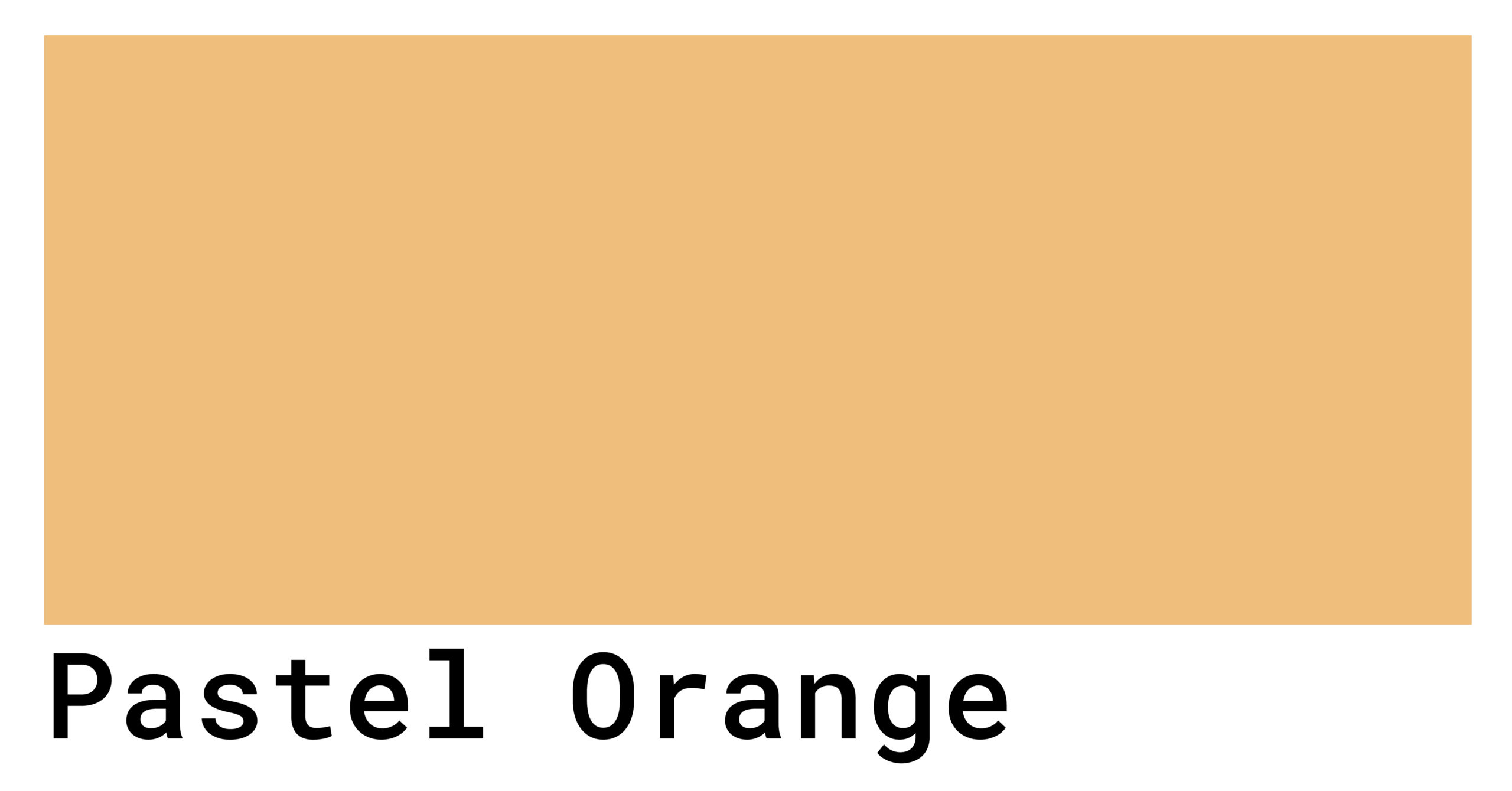 pastel orange color code