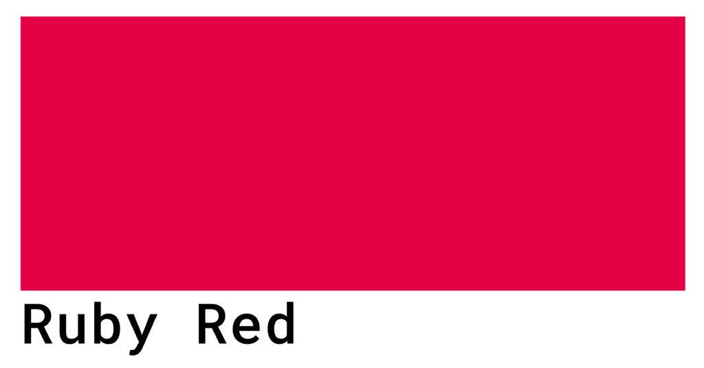 Ruby Red Color Codes The Hex RGB And CMYK Values That You Need