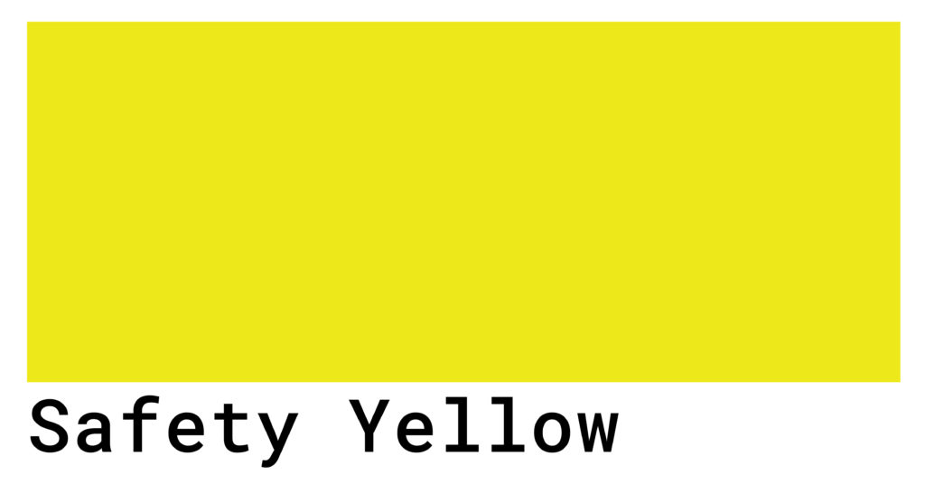 safety yellow color code