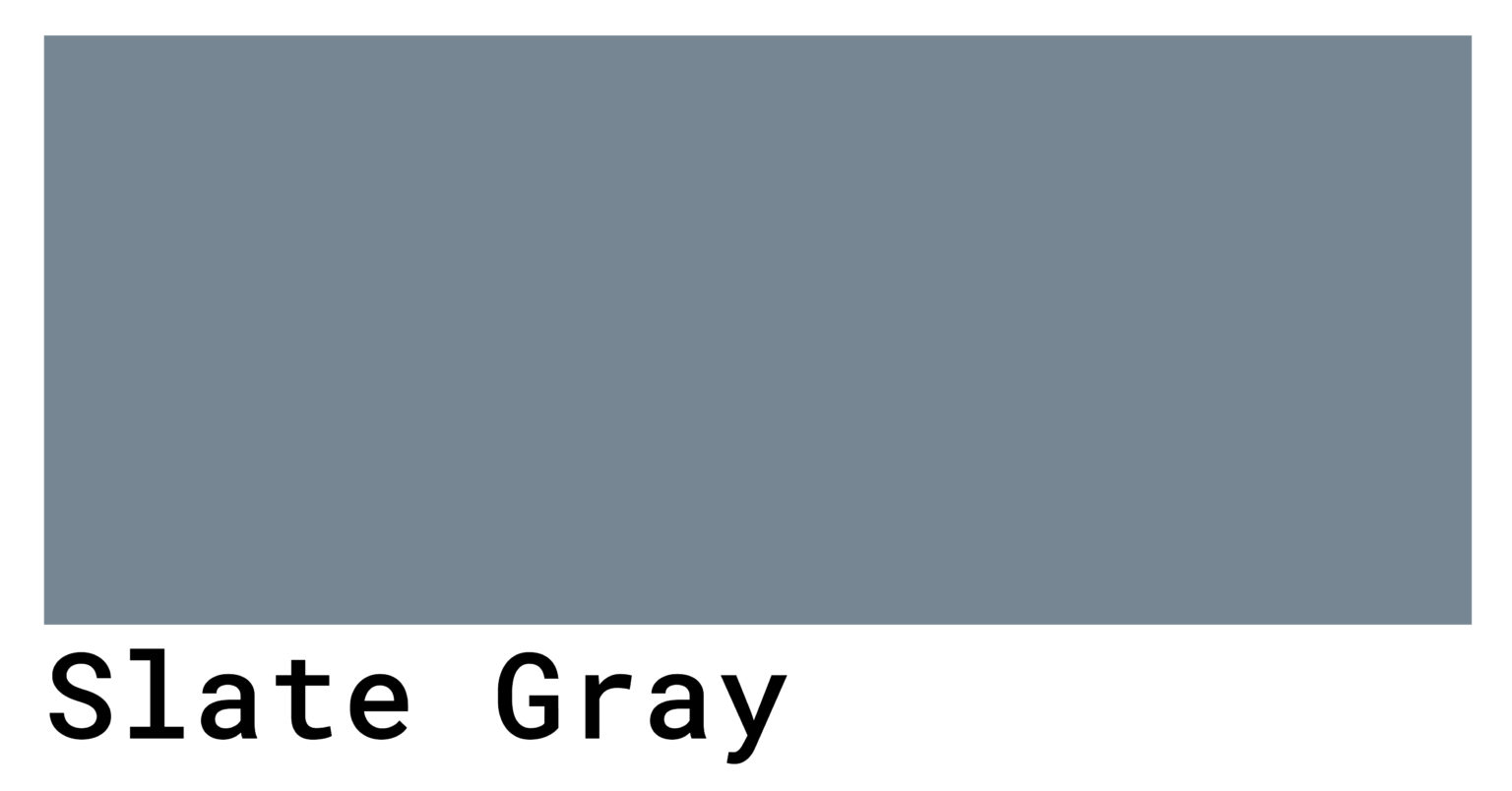 slate gray color