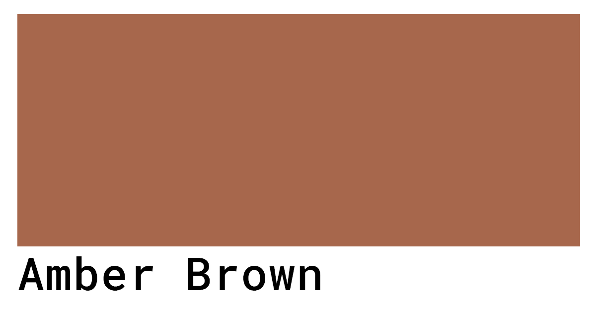 amber brown
