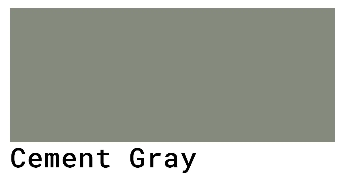 Cement Gray Color Codes - The Hex, RGB and CMYK Values That You Need