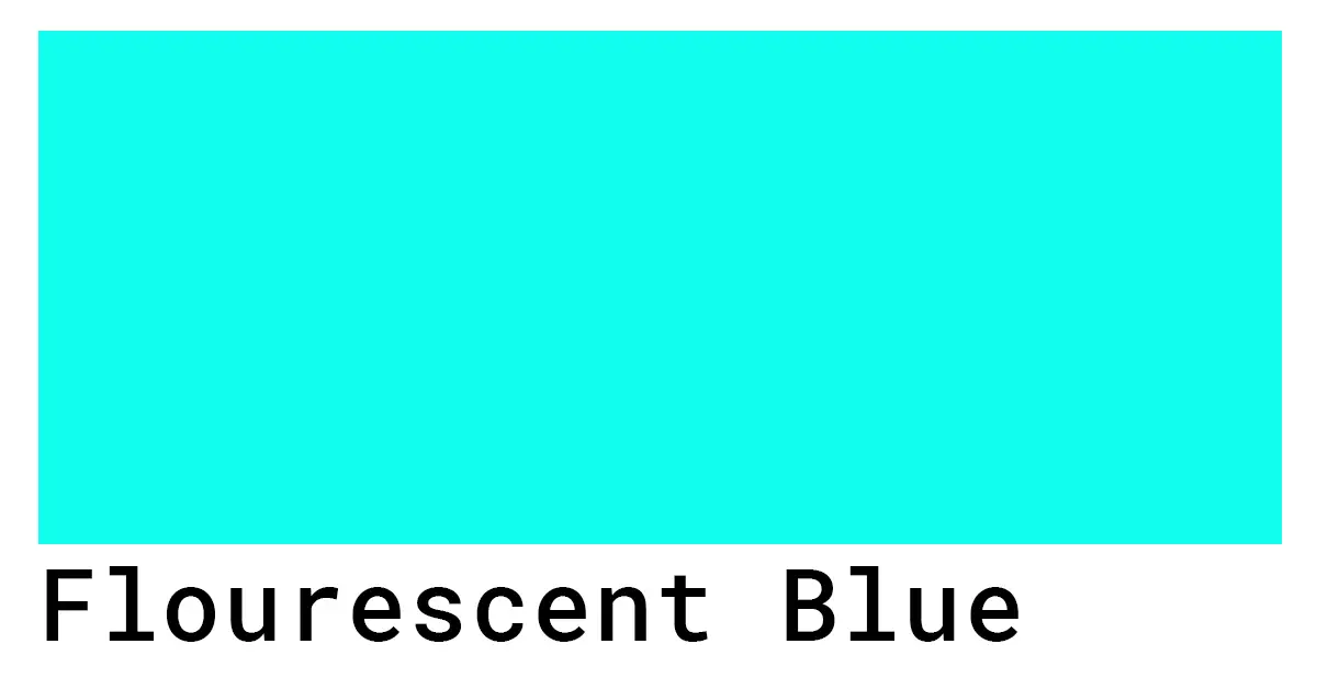 fluorescent blue hex