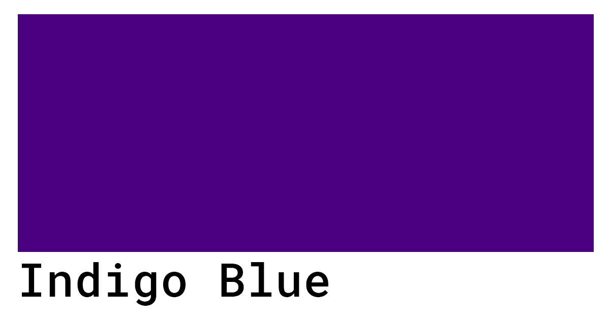 blue indigo