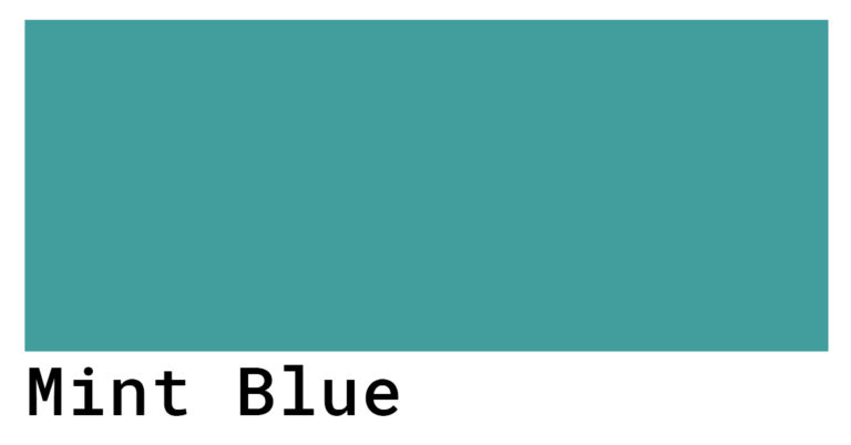 mint blue color code