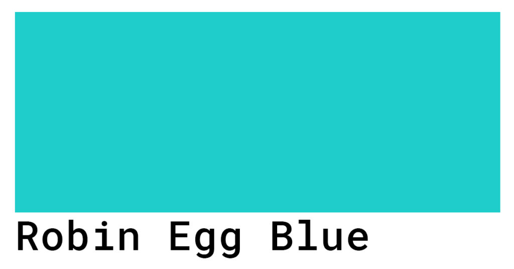 robin egg blue