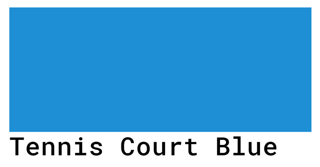 tennis court blue