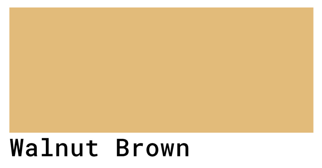 walnut brown