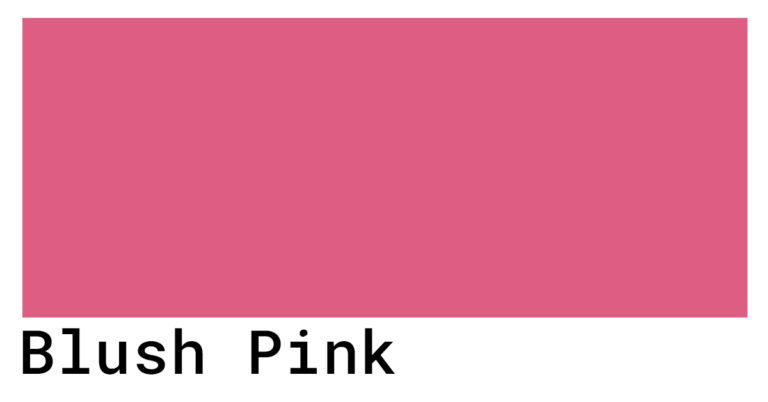 Blush Pink Color Codes - The Hex, RGB and CMYK Values That You Need