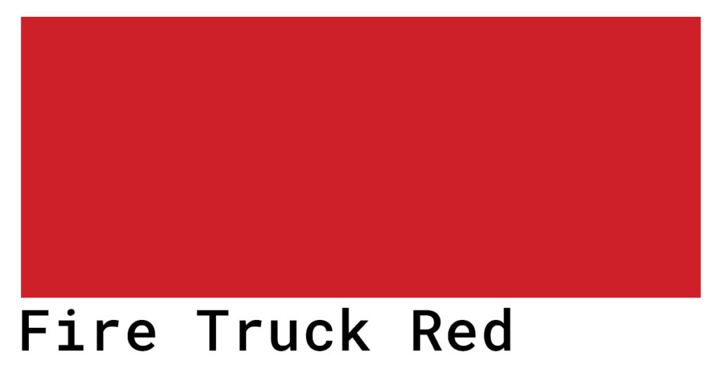 fire truck red