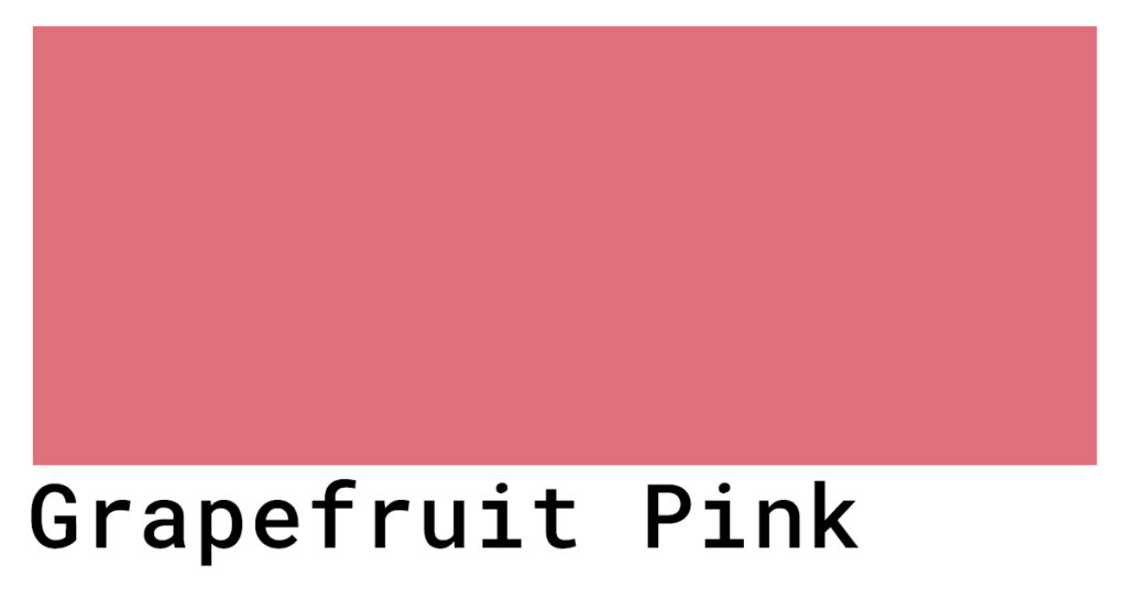 grapefruit pink hex
