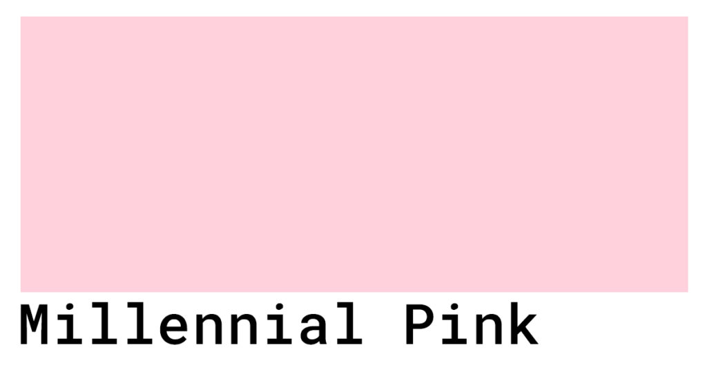 milennial pink hex