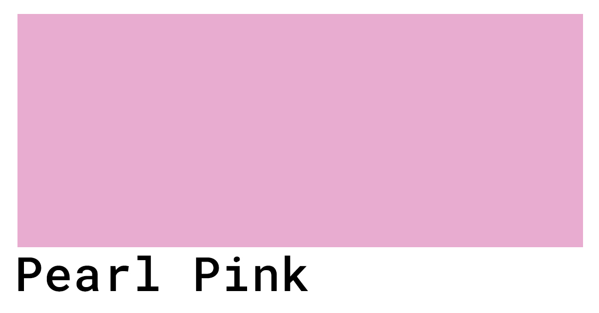 Dislocation Instantly Imagination Pearl Pink Color Codes - The Hex, RGB and CMYK Values That You Need