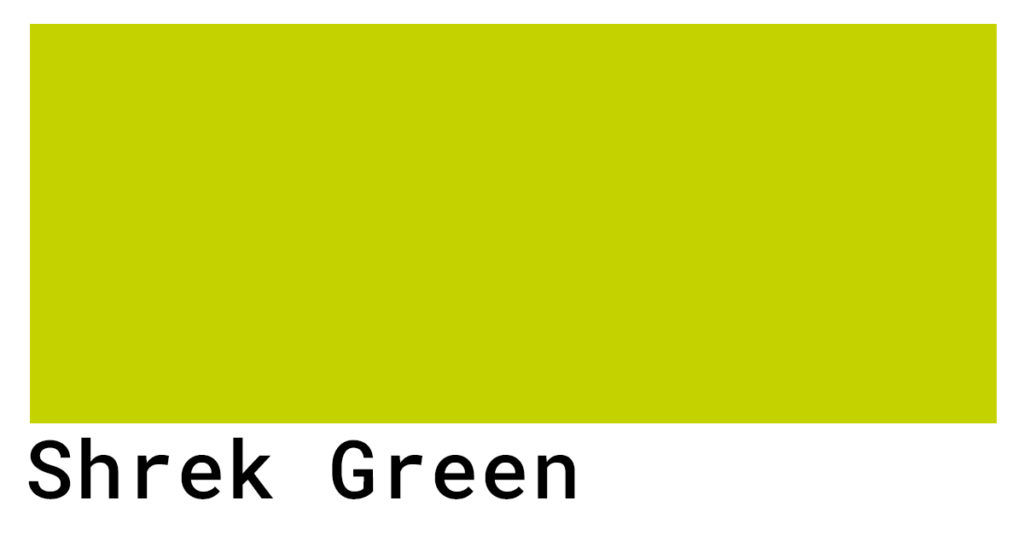 shrek green