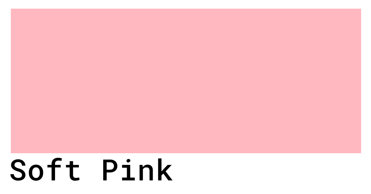 Light Pink Color Number Code - canvas-side