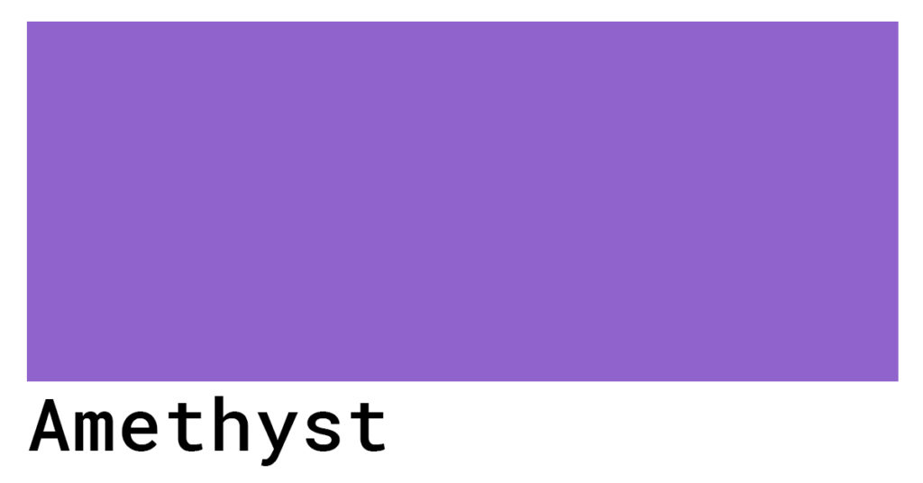 amethyst color code