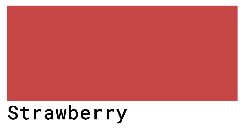 strawberry color codes